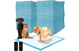 Podkładki higieniczne absorpcyjne 100 szt. – 60x90 cm + worki na odchody