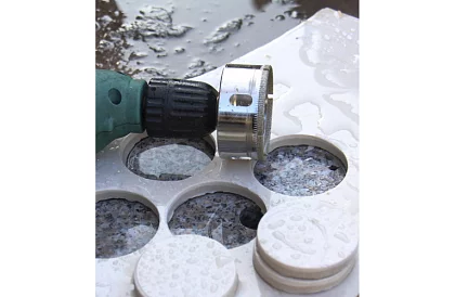 Wiertła diamentowe - zestaw 10 rozmiarów