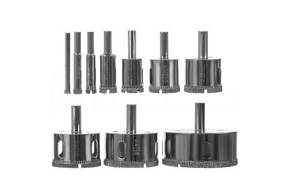 Wiertła diamentowe - zestaw 10 rozmiarów