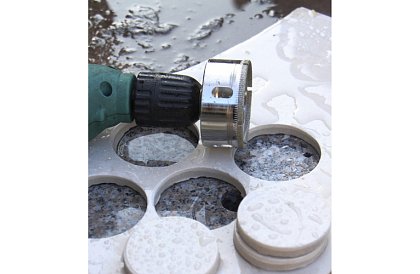 Wiertła diamentowe - zestaw 10 rozmiarów