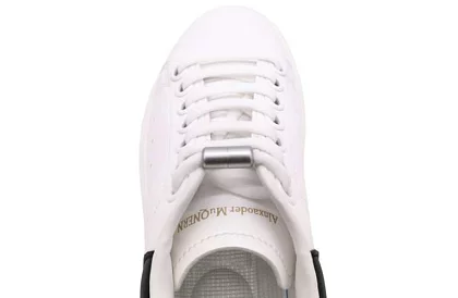 Elastyczne sznurówki do butów - bez wiązania - białe