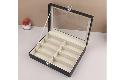 Organizator na okulary z 8 przegródkami