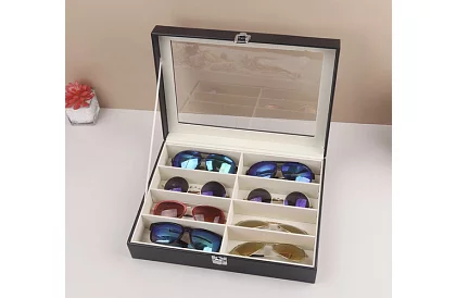 Organizator na okulary z 8 przegródkami