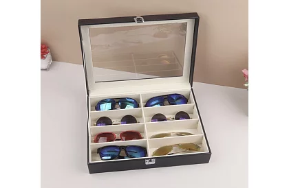 Organizator na okulary z 8 przegródkami