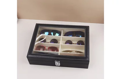 Organizator na okulary z 8 przegródkami