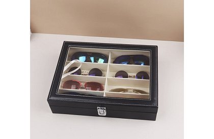 Organizator na okulary z 8 przegródkami