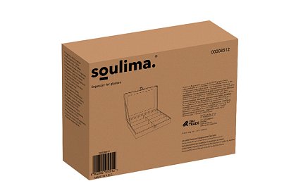 Organizator na okulary z 8 przegródkami