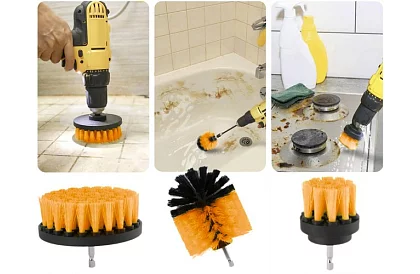 Zestaw szczotek do wiertarki – czyszczenie i polerowanie – 22 szt.