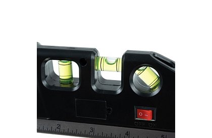 Laserowy poziomica z rozwijanym metrem – 250 cm