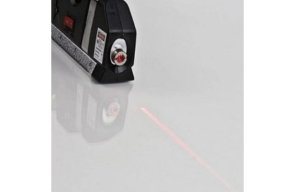 Laserowy poziomica z rozwijanym metrem – 250 cm