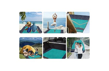 Matowa plażowa i piknikowa - 208x208cm