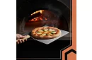 Stalowa łopata do pizzy z drewnianą rączką