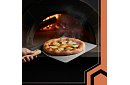 Stalowa łopata do pizzy z drewnianą rączką