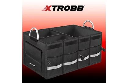 Organizator z pokrywą do bagażnika samochodowego – 50 l