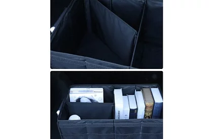 Organizator z pokrywą do bagażnika samochodowego – 50 l