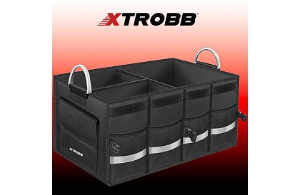 Organizator z pokrywą do bagażnika samochodowego – 50 l