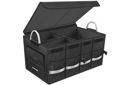 Organizator z pokrywą do bagażnika samochodowego – 50 l