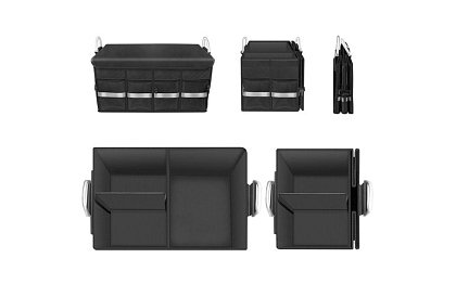 Organizator z pokrywą do bagażnika samochodowego – 50 l