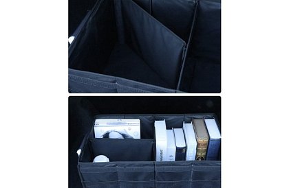 Organizator z pokrywą do bagażnika samochodowego – 50 l