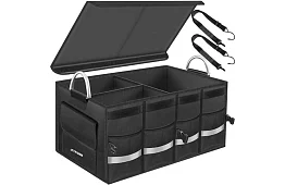 Organizator z pokrywą do bagażnika samochodowego – 50 l