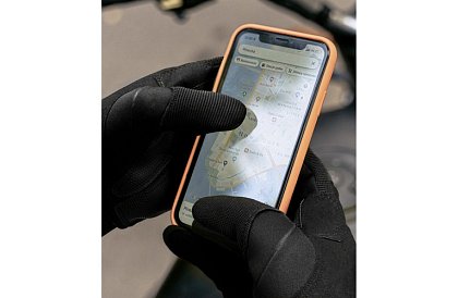 Rękawice taktyczne dotykowe - rozmiar XL - czarne