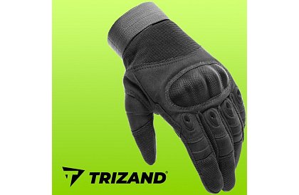 Rękawice taktyczne dotykowe - rozmiar XL - czarne