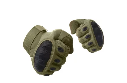 Rękawice taktyczne dotykowe - rozmiar L - khaki