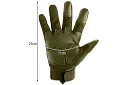 Rękawice taktyczne dotykowe - rozmiar L - khaki