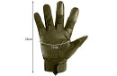 Rękawice taktyczne dotykowe - rozmiar L - khaki