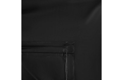 Silna czarna oversize peleryna