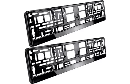 Rama pod SPZ – czarny – 2 sztuki