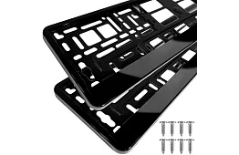 Rama pod SPZ – czarny – 2 sztuki