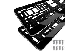 Rama pod SPZ – czarny – 2 sztuki