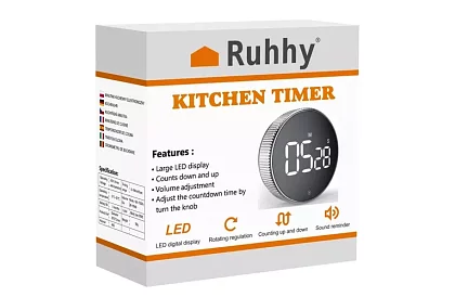 LCD minutnik kuchenny z magnesem