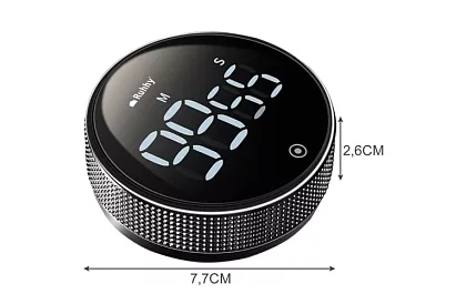 LCD minutnik kuchenny z magnesem