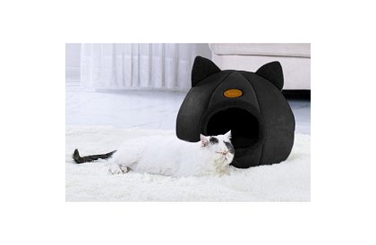 Pluszowa budka z uszami - buda