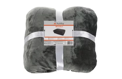 Miękka ciepła mocna kołdra 200x160 cm - szara