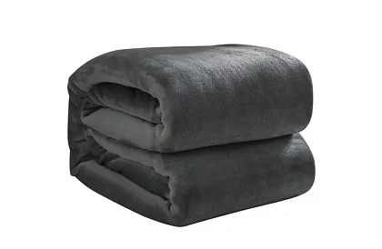 Miękka ciepła mocna kołdra 200x160 cm - szara