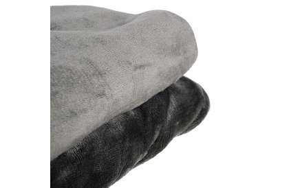 Miękka ciepła mocna kołdra 200x160 cm - szara