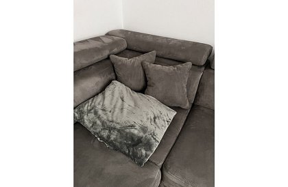 Miękka ciepła mocna kołdra 200x160 cm - szara