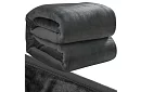 Miękka ciepła mocna kołdra 200x160 cm - szara