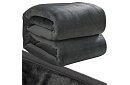 Miękka ciepła mocna kołdra 200x160 cm - szara