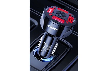 4x ładowarka USB do zapalniczki samochodowej + kabel