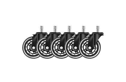 Zapasowe gumowe kółka do krzeseł – zestaw 5 szt.