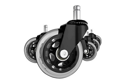 Zapasowe gumowe kółka do krzeseł – zestaw 5 szt.