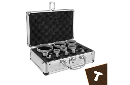 Wiertła diamentowe M14 - 6–68 mm - 13 sztuk w zestawie