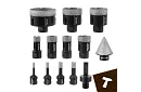 Wiertła diamentowe M14 - 6–68 mm - 13 sztuk w zestawie