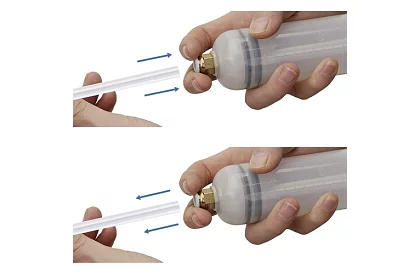 Strzykawka do ekstrakcji oleju i cieczy - 200ml