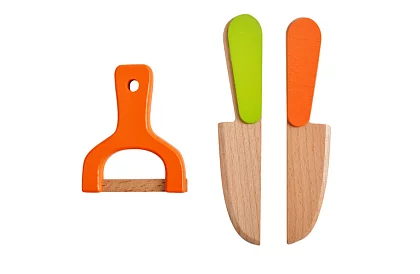 Drewniana zabawka – krojenie warzyw z akcesoriami - 34 części