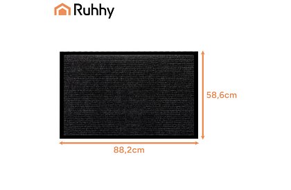 Maty – czarny -  58,6 x 88,2 cm